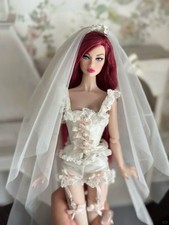 Miniature Doll Dress fit 12 inch Fashion Royalty Poppy Parker Handmade Clothes
