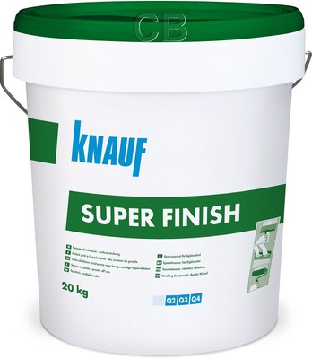 Knauf Super Finish 20kg Spachtelmasse Fertigspachtel Fugenspachtel SHEETROCK