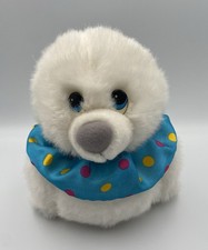 Plush Avon 1993 White Circus Seal Polka Dot Collar HTF