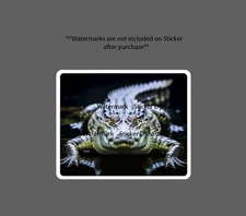 Crocodile Sticker Waterproof Decal Croc Animal Outdoor Nature Wildlife Gift NEW