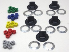 KN002 Universal Electric Range Oven Knob Handle Kit Color Black