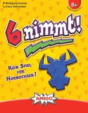 6 nimmt! Kartenspiel Kein Spiel für Hornochsen. Für 2 - 10 Spieler ab 10 Jahren