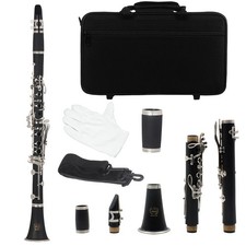 MBT515 17 Key Clarinet Bb B Flat Bakelite Clarinet Woodwind Instrument with Case