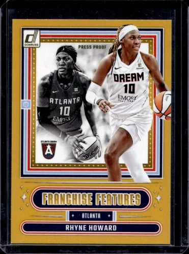 2025 Panini Donruss WNBA Rhyne Howard Franchise Features Press Proof Gold #/10