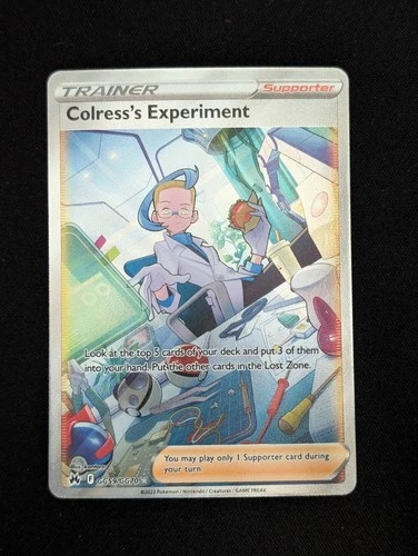 Colress's Experiment GG59/GG70 Ultra Rare Crown Zenith: Galarian Gallery Holofoi