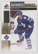 2011-12 SP Game Used Edition Authentic Rookies Gold 16/50 Matt Frattin #131 0o5t