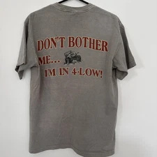 Ouray Colorado Shirt Mens Large Gray 4-Low Off Road Jeep Graphic Anvil Cotton