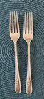 International Blossom Time Sterling Silver Dinner Forks 1950 ~ 2 Pieces