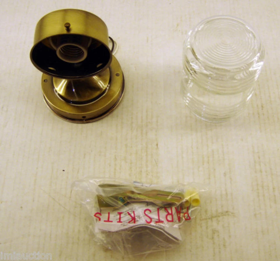 One light Antique Brass Wall Mount SL-715-12 Fixture - Image 3 of 4