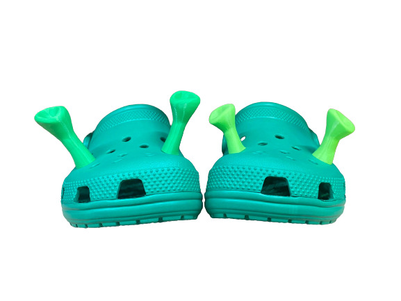  8 Pieces Shrek Ears Compatible with Crocs Shoes