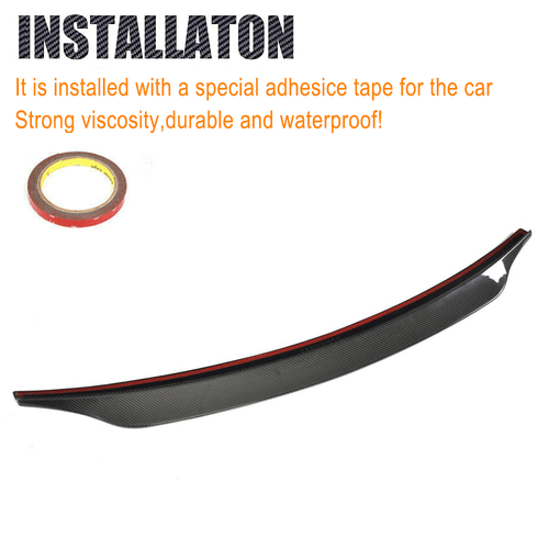 Alerón trasero de carbono para Audi S5 8T Coupe 2009-2016 labio trasero borde de demolición alerón - Imagen 9 de 11