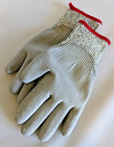 13G HPPE & PU BESCHICHTETE HANDSCHUHE / SM / GRAU / KOSTENLOSER VERSAND!