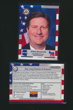 2020 United States Congress Fascinating Cards Arizona Greg Stanton #117