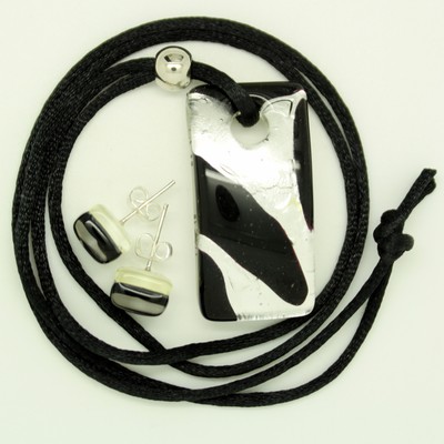 Pendientes con perla redonda y collar conjunto para Mujer Damas Chicas MJG0062