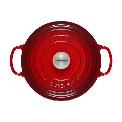 NIB Le Creuset Enameled Cast Iron Signature Round Dutch Oven, 5.5 qt, pick color - Picture 4 of 8