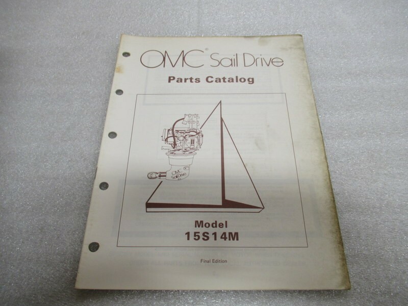 PM173 OMC Sail Drive 15S14M Model Final Edition Parts Catalog