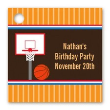 Basketball - Personalized Birthday Party Card Stock Favor Tags - Set of 20