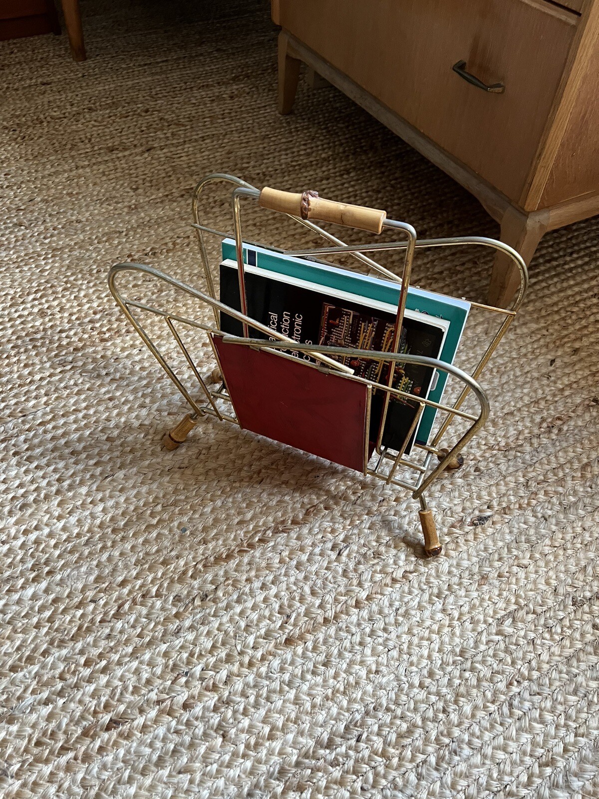 VINTAGE 1960s RETRO MAGAZINE RACK - MID CENTURY | eBay