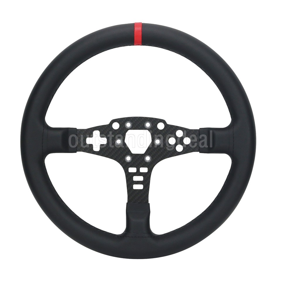 33CM/13" Racing Steering Wheel PC SIM Racing Accessory for MOZA R5 os67