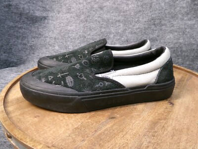 Vans BMX Slip On x Cult Mens 6 Women 7.5 Black Grey Suede