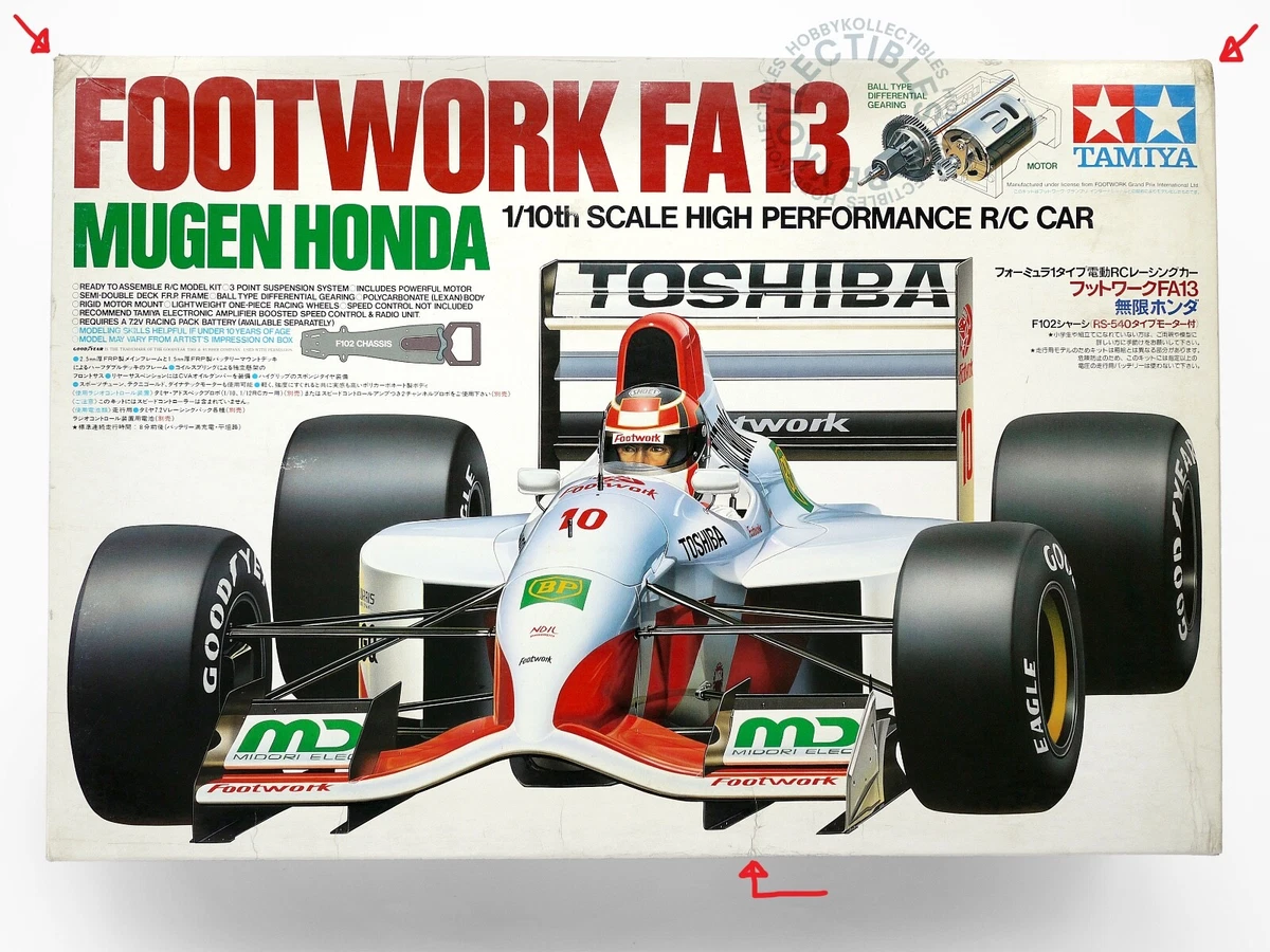 タミヤ 1/10RCカー フットワーク FA13 無限ホンダ