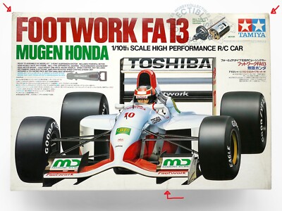 TAMIYA FOOTWORK FA13 MUGEN HONDA 呼ば 1/10