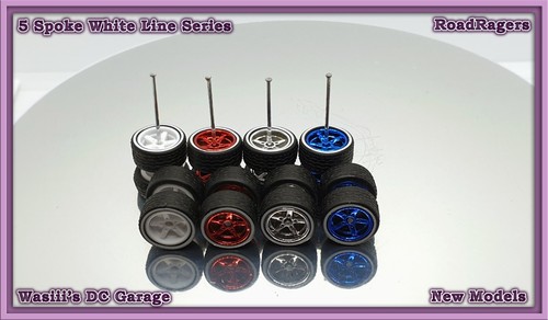 Custom 1:64 Wheels 5/6/7/10/15/16 10.8mm, 11mm, 13mm, 14mm & Tyres only too - Picture 16 of 416