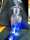 Vintage Hawkes Etched Glass Oil and Vinegar Cruet With Stopper/SIGNED — photo 2