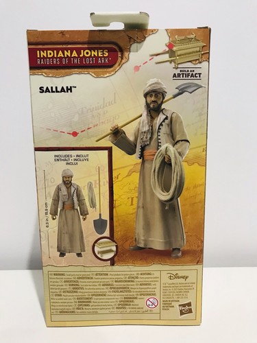 Hasbro-Indiana Jones Adventure Series 1-Hamburg SALLAH 6” Action Figure New - Picture 2 of 2