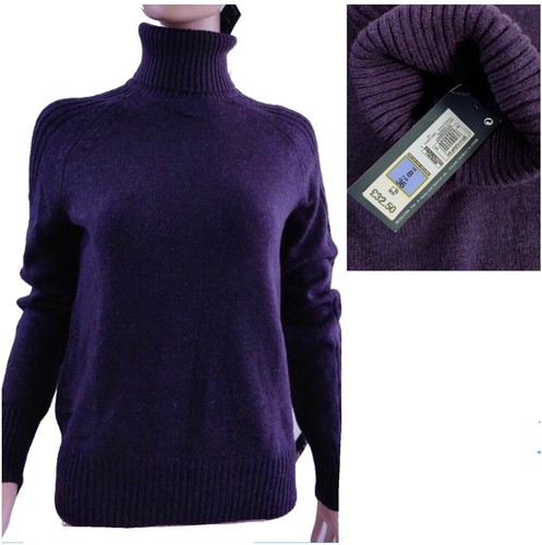M\u0026S Ladies LambsWool Rich Roll Neck 