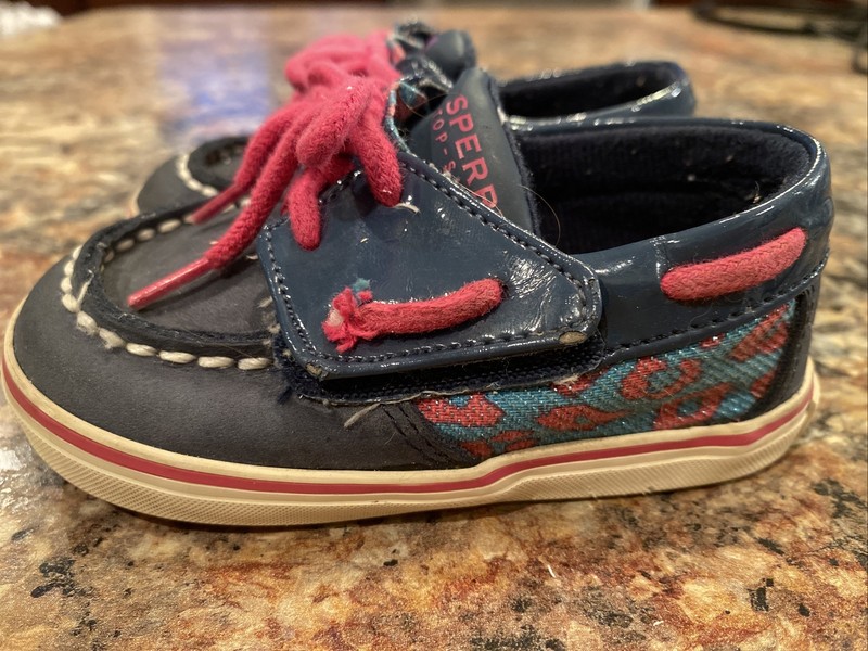 Toddler Girl Sperry Boat Shoes - Size 4