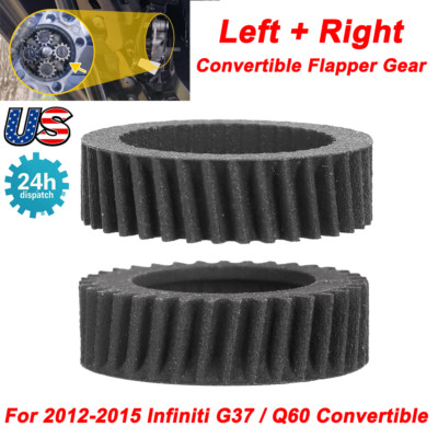 Right Side Convertible Flapper Gear For 2012-2015 Infiniti G37 & Q60 – Durable Nylon Replacement
