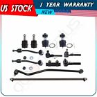 Complete 12pcs Front Tie Rods Ball Joints Sway Bars For 97-06 Jeep Wrangler 4Wd