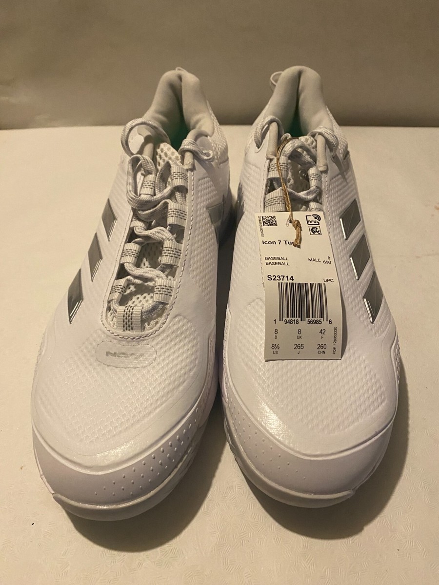 O.　6日セット Size 8.5 - Adidas Icon 7 Turf White | eBay