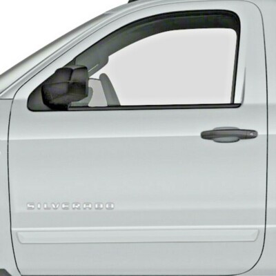 For: Chevy Silverado 2DR 2014-2018 Painted Body Side Moldings #FE2-SIL14/SIE-RC