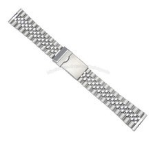18mm 20mm 22mm Stainless Steel Flat End Jubilee Watch Band Bracelet Screw Links