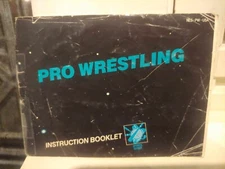 PRO WRESTLING Nintendo NES Game Original 1987 Instruction Manual Booklet *ONLY*