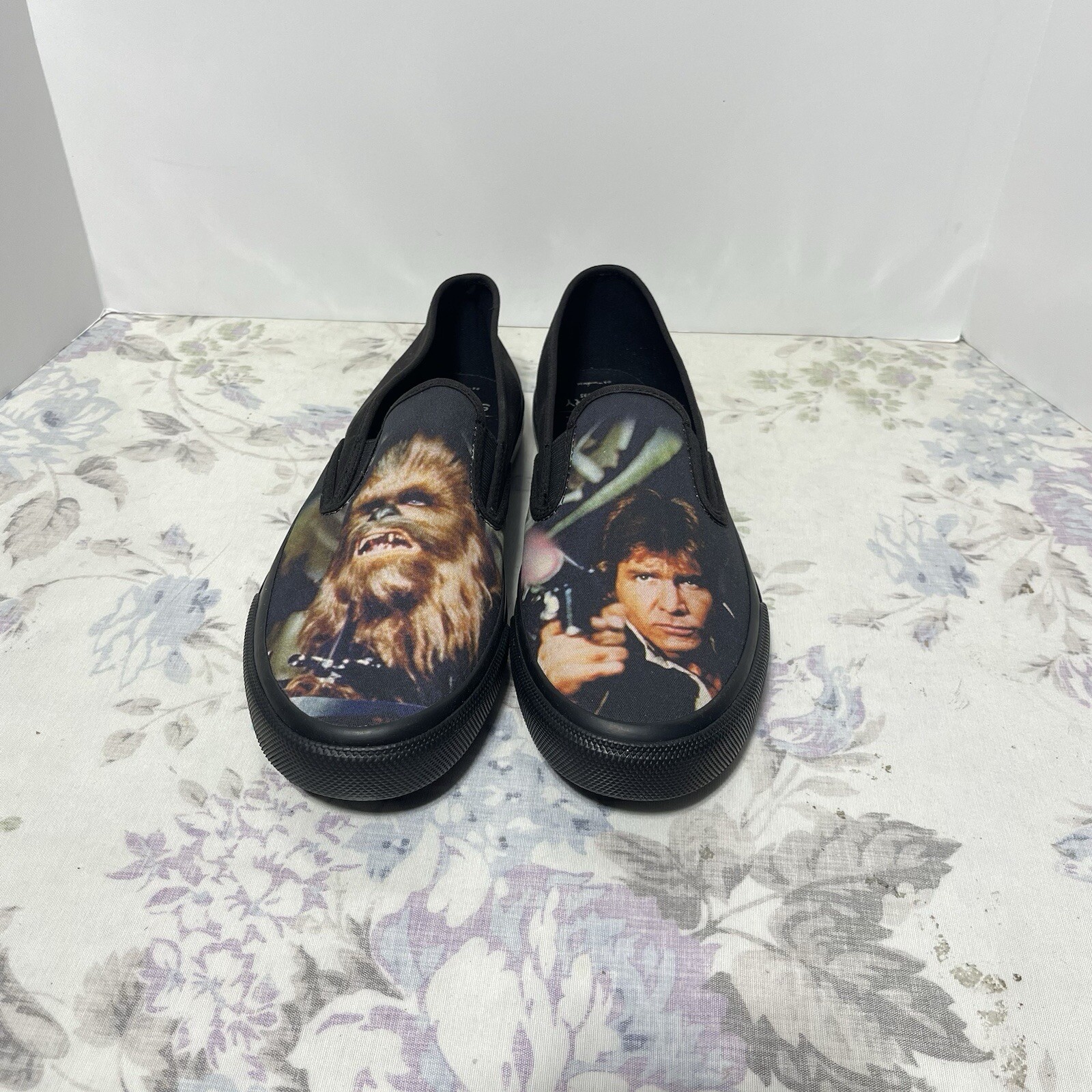 SAOLA Scarpe Star Wars Han Solo Chewbacca SPERRY SLIP ON nuove con scatola taglia 10 5 nuove
