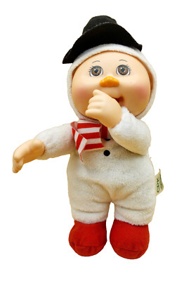(2019) 10'' CABBAGE PATCH KIDS DOLL Wearing Snowman Outfit, Thumb Sucking CPK
