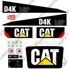 Fits Caterpillar D4k Lgp Decal Kit Dozer Safety Decals - 7 Year 3m Vinyl!