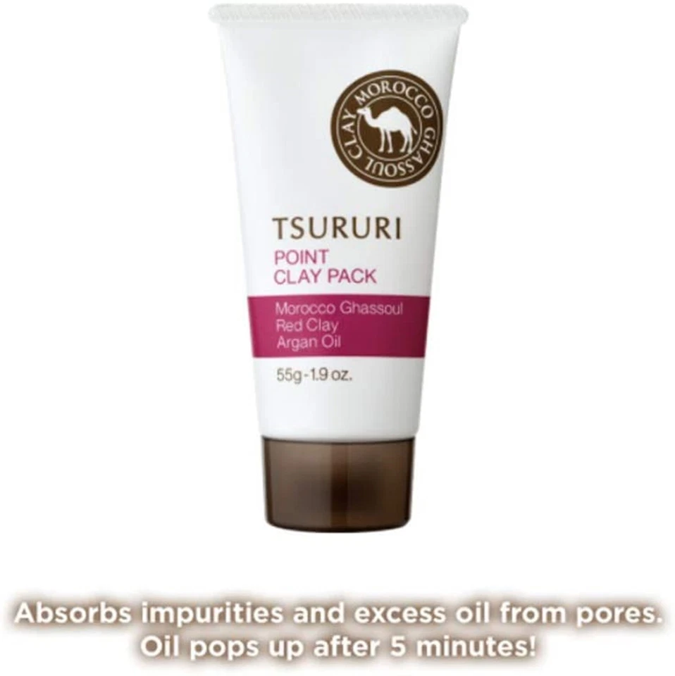 BCL TSURURI GHASSOUL PAQUETE DE ARCILLA 150 g paquete facial aceite de argán Foto 3 de 4