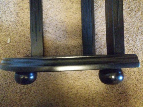 Black Wood Corner Cue Stand Billiards Pool Stand - Picture 8 of 12
