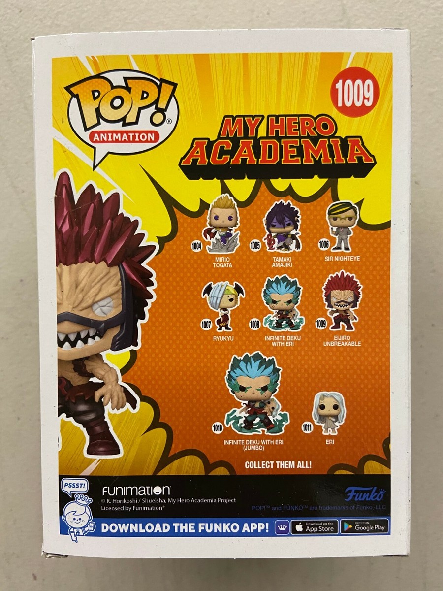 Funko Pop My Hero Academia Metallic Eijiro Unbreakable #1009