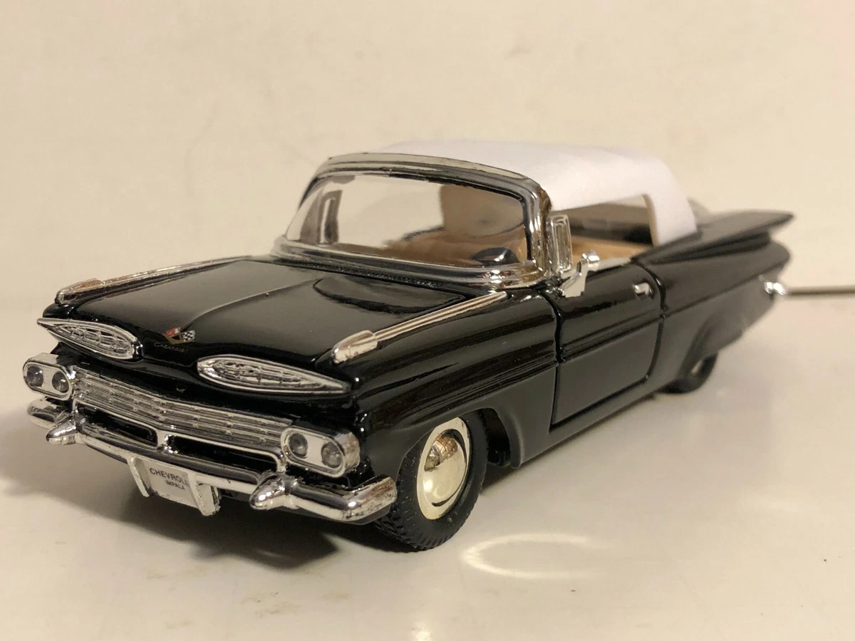 SUNNYSIDE 1959 CHEVY IMPALA BLACK 1 32 DIECAST MODEL CAR 5.5