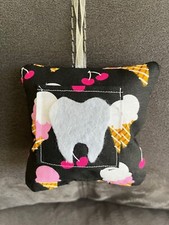 tooth fairy pillow Pink Ice Cream Cones 5 inches