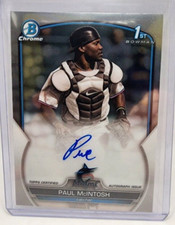 Paul McIntosh 2023 Bowman Chrome Prospect Auto #CPA-PM Miami Marlins🔥💎