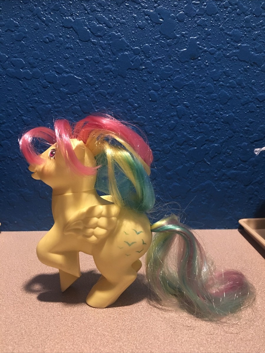 Vintage 1983 My Little Pony G1 Skydancer Yellow Rainbow Vintage 1983 My Little Pony G1 Skydancer Yellow Rainbow