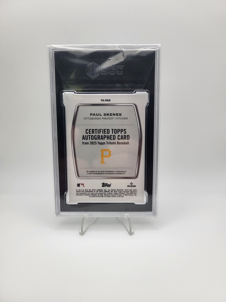 スポーツ選手 TOPPS TRIBUTE AUTOGRAPHS 2025 Topps Tribute - Tribute Autographs Paul Skenes #TA-SKE