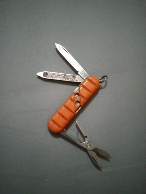 Vintage Richartz Keychain Pocket Knife Multi Tool Extremely Rare Unique Germany