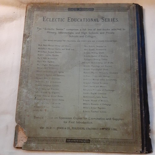 Eclectic Series School Geography No. 3 Ohio Edition By Von Steinwehr 1881 HC - Picture 3 of 6